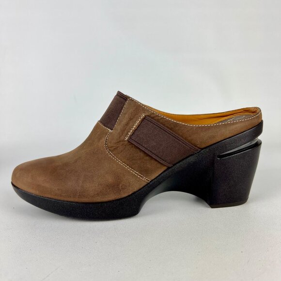 Cole Haan Womens Air Sara Mules Clogs Brown AirNike Wedge Comfort Shoes size 10 - Picture 6 of 16